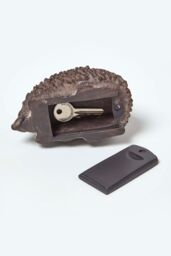 Homescapes Brown Hedgehog Hollow Resin Key Keeper - thumbnail 3