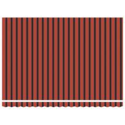 Berkfield Home Manual Retractable Awning Orange & Brown 450x300 cm - thumbnail 7