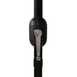 Berkfield Home Harmful 3-Tier Parasol with Aluminium Pole Black 3 m - thumbnail 7