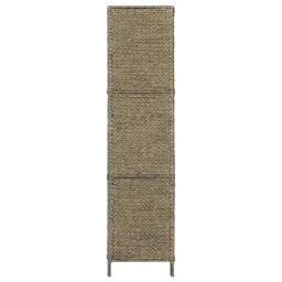 Berkfield Home 3-Panel Room Divider Brown 116x160 cm Water Hyacinth - thumbnail 4