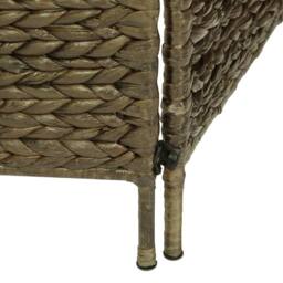 Berkfield Home 3-Panel Room Divider Brown 116x160 cm Water Hyacinth - thumbnail 6