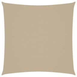 Berkfield Home Sunshade Sail Oxford Fabric Square 5x5 m Beige - thumbnail 2