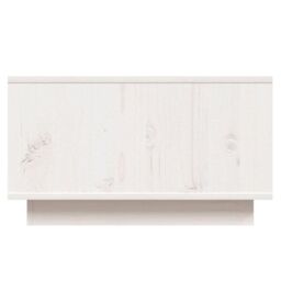 Berkfield Home Coffee Table White 55x56x32 cm Solid Wood Pine - Size: 55 x 56 x 32 cm - thumbnail 5