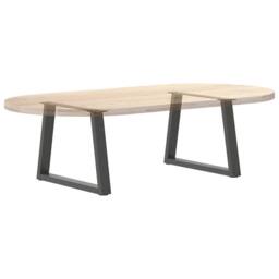 Berkfield Home Dining Table Legs V-Shape 2 pcs Anthracite 70x(42-43.3) cm Steel in Dark Grey - thumbnail 8