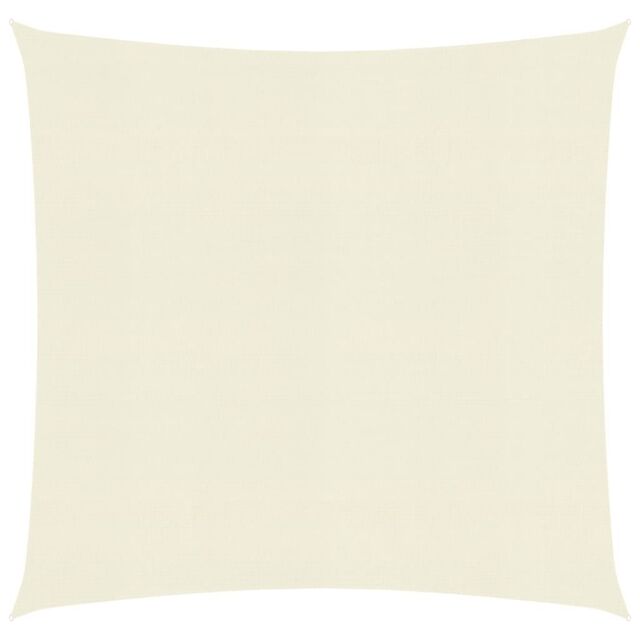 Berkfield Home Sunshade Sail 160 g/m ² Cream 2.5x2.5 m HDPE in Beige - image 1