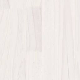Berkfield Home Beautiful Bed Frame White Solid Wood Pine 180x200 cm Super King Size - thumbnail 5