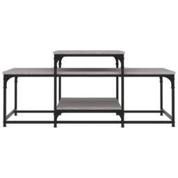 Berkfield Home Decorative Coffee Table Grey Sonoma 102x60x45 cm Engineered Wood - Size: 102 x 60 x 45 cm - thumbnail 4