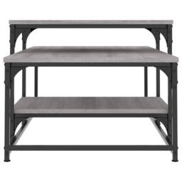 Berkfield Home Decorative Coffee Table Grey Sonoma 102x60x45 cm Engineered Wood - Size: 102 x 60 x 45 cm - thumbnail 5