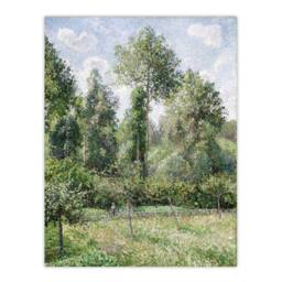 Artery8 Eragny Poplars Landscape Camille Pissarro Framed Wall Art Print - Size: A4 - thumbnail 3