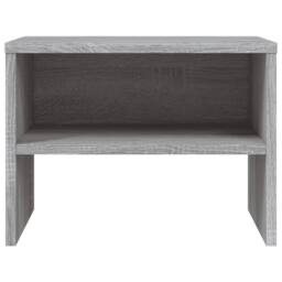 Berkfield Home Bedside Cabinets 2 pcs Grey Sonoma 40x30x30 cm Engineered Wood - Size: 40 x 30 x 30 cm - thumbnail 5