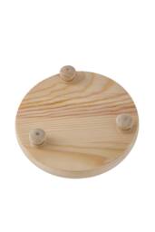 Living and Home Tabletop Glass Spherical Display Dome with Wooden Base in Clear - thumbnail 5