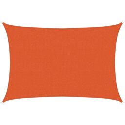 Berkfield Home Sunshade Sail 160 g/m¬≤ Orange 2.5x3.5 m HDPE - thumbnail 2