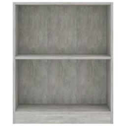Berkfield Home Bookshelf Concrete Grey 60x24x74.5 cm Engineered Wood - thumbnail 4