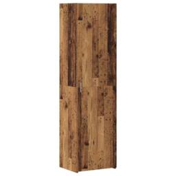 Berkfield Home Highboard Old Wood 50x42.5x185 cm Engineered Wood in Brown - thumbnail 5