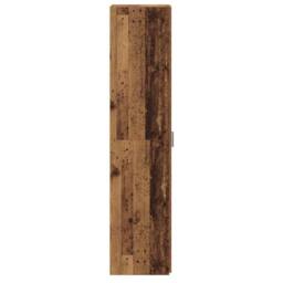 Berkfield Home Highboard Old Wood 50x42.5x185 cm Engineered Wood in Brown - thumbnail 7
