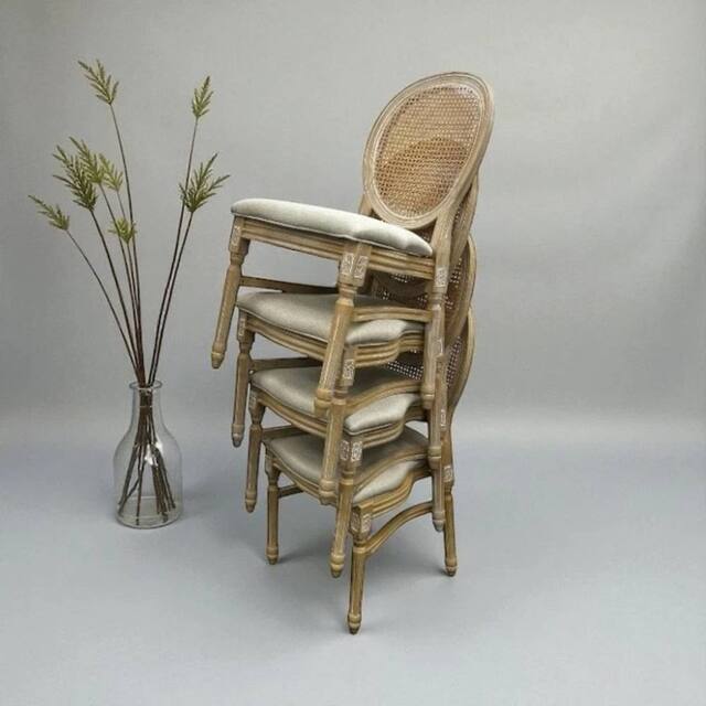 PAWNORA 4pc wedding chairs, throne chair, Dining Chairs in Brown - Size: 100 cm x 15 cm - image 1
