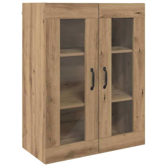 Berkfield Home Hanging Wall Cabinet Brown 69.5 x 34 x 90 cm Engineered wood - image 1