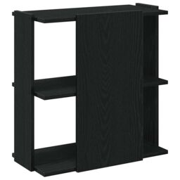 Berkfield Home Bookcase 3-Tier Black 60x30x60 cm Engineered Wood - Size: 60 x 30 x 60 cm - thumbnail 6