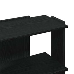 Berkfield Home Bookcase 3-Tier Black 60x30x60 cm Engineered Wood - Size: 60 x 30 x 60 cm - thumbnail 7