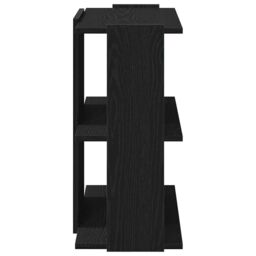 Berkfield Home Bookcase 3-Tier Black 60x30x60 cm Engineered Wood - Size: 60 x 30 x 60 cm - thumbnail 5
