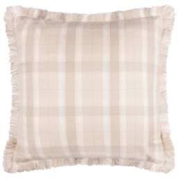 Voyage Maison Arrochar Tartan Woven Indoor/Outdoor Cushion in Beige - Size: 50 cm x 50 cm - thumbnail 2