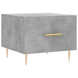 Berkfield Home Coffee Tables 2 pcs Concrete Grey 50x50x40 cm Engineered Wood - Size: 50 x 50 x 40 cm - thumbnail 5