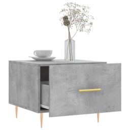 Berkfield Home Coffee Tables 2 pcs Concrete Grey 50x50x40 cm Engineered Wood - Size: 50 x 50 x 40 cm - thumbnail 4