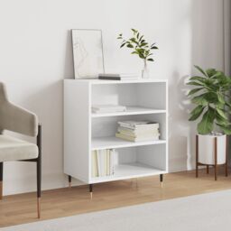 Berkfield Home Sideboard White 57x35x70 cm Engineered Wood - Size: 57 x 35 x 70 cm - thumbnail 1