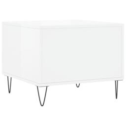 Berkfield Home Coffee Tables 2pcs High Gloss White 50x50x40 cm Engineered Wood - Size: 50 x 50 x 40 cm - thumbnail 9
