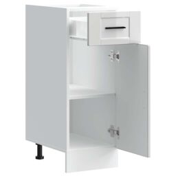 Berkfield Home Kitchen Base Cabinet¬†Porto High Gloss White Engineered Wood - thumbnail 5