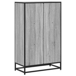 Berkfield Home Book Cabinet Grey Sonoma 65.5x33x107.5 cm Engineered Wood - thumbnail 6