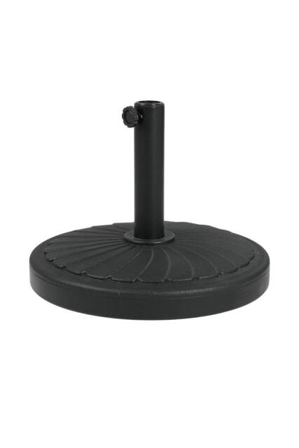 Living and Home 20kg Heavy Duty Round Umbrella Base in Black - image 1