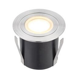 Netlighting Hayz Integrated LED Outdoor Coastal Recessed Light Marine Grade Brushed Stainless Steel Frosted IP67 in Grey - thumbnail 2