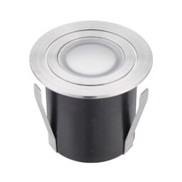 Netlighting Hayz Integrated LED Outdoor Coastal Recessed Light Marine Grade Brushed Stainless Steel Frosted IP67 in Grey - thumbnail 4