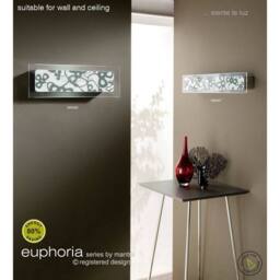 Netlighting Euphoria Pendant 1 Light L1SGU10 Polished ChromeOpal White Glass in Grey - thumbnail 4
