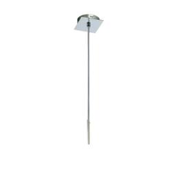 Netlighting Euphoria Pendant 1 Light L1SGU10 Polished ChromeOpal White Glass in Grey - thumbnail 5
