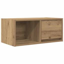Berkfield Home TV Cabinets 2 pcs Artisan Oak 60x31x25.5 cm Engineered Wood in Brown - thumbnail 6