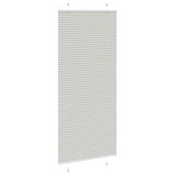 Berkfield Home Pleated Blind Light Grey 90x200 cm Fabric Width 89.4 cm Polyester - thumbnail 3