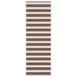 Berkfield Home Pleated Blind Light Grey 90x200 cm Fabric Width 89.4 cm Polyester - thumbnail 1