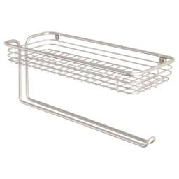 Kelvenix Bathroom Double Wall Mounted Toilet Paper Roll Holder in Silver - thumbnail 1