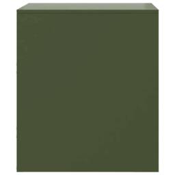 Berkfield Home Bedside Cabinets 2 pcs Green 34.5x39x44 cm Steel - thumbnail 8