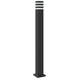 Berkfield Home Outdoor Floor Lamp Black 110 cm Aluminium - thumbnail 6