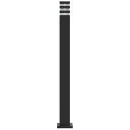 Berkfield Home Outdoor Floor Lamp Black 110 cm Aluminium - thumbnail 5
