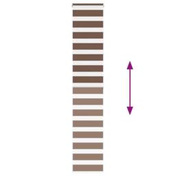 Berkfield Home Elegant Zebra Blind Brown 50x200 cm Fabric Width 45.9 cm Polyester - thumbnail 5