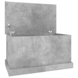 Berkfield Home Storage Box Concrete Grey 70x40x38 cm Engineered Wood - Size: 70 x 40 x 38 cm - thumbnail 1