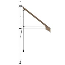 Berkfield Home Manual Retractable Awning 350 cm Yellow & Blue Stripes - thumbnail 3