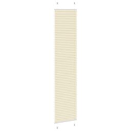 Berkfield Home Pleated Blind Cream 50x200 cm Fabric Width 49.4 cm Polyester - thumbnail 4