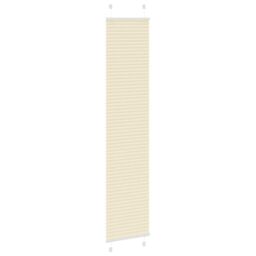 Berkfield Home Pleated Blind Cream 50x200 cm Fabric Width 49.4 cm Polyester - thumbnail 3