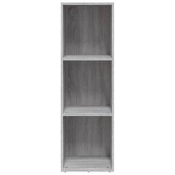 Berkfield Home Classic Book Cabinet/TV Cabinet Grey Sonoma 36x30x114 cm Engineer - Size: 36 x 30 x 114 cm - thumbnail 4