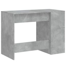 Berkfield Home Desk Concrete Grey 102x50x75 cm Engineered Wood - Size: 102 x 50 x 75 cm - thumbnail 6